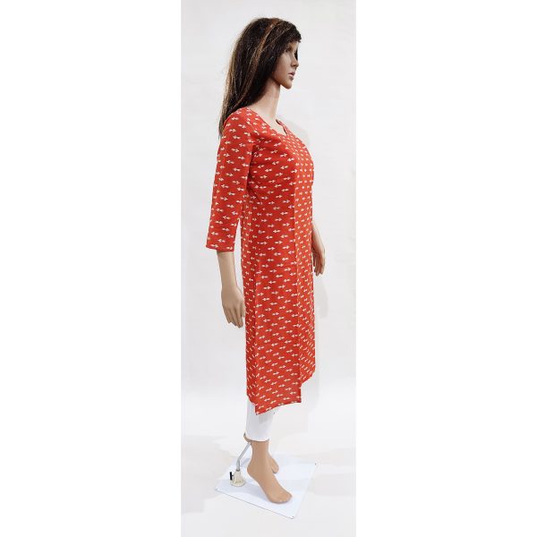 Women Cotton Kurta Inbuilt Padded Breast Cover Design 26