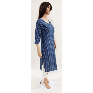 Women Cotton Kurta Inbuilt Padded Breast Cover Design 4