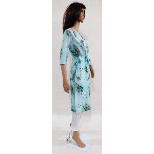 Women Kurta Inbuilt Fabric Belt Design 31