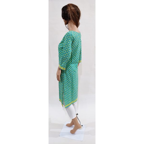Women Cotton Kurta Inbuilt Padded Breast Cover Design 15 - Image 3