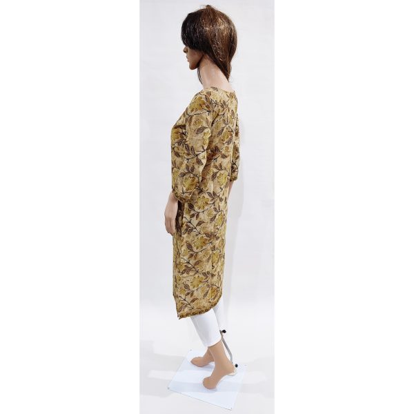 Women Cotton Kurta Inbuilt Padded Breast Cover Design 16 - Image 3