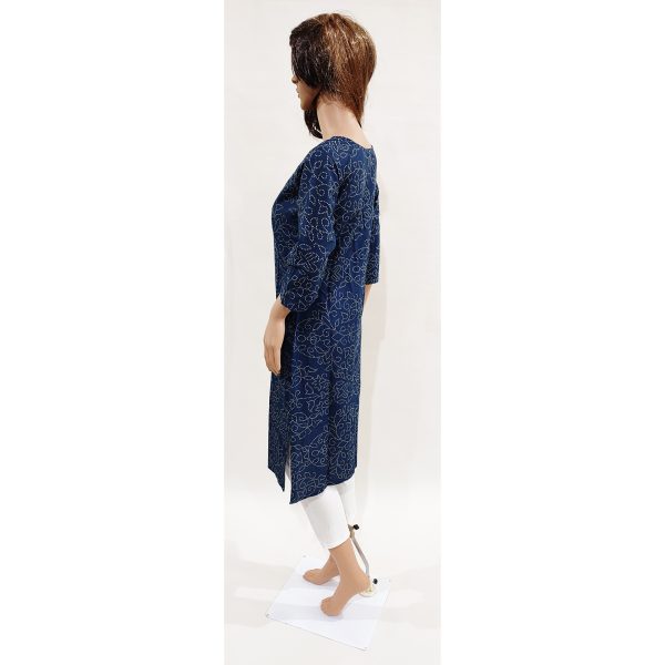 Women Cotton Kurta Inbuilt Padded Breast Cover Design 5 - Image 3