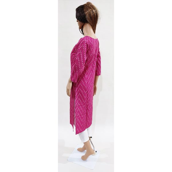 Women Cotton Kurta Inbuilt Padded Breast Cover Design 8 - Image 3