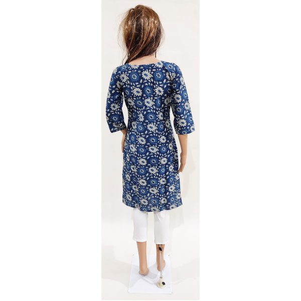 Women Cotton Kurta Inbuilt Padded Breast Cover Design 2 - Image 4