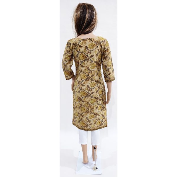 Women Cotton Kurta Inbuilt Padded Breast Cover Design 16 - Image 4