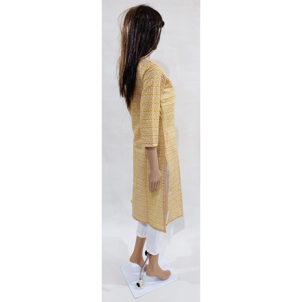 Women Cotton Kurta Inbuilt Padded Breast Cover Design 20 - Image 5