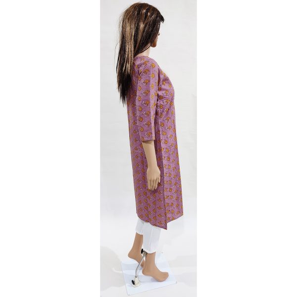 Women Cotton Kurta Inbuilt Padded Breast Cover Design 10 - Image 5