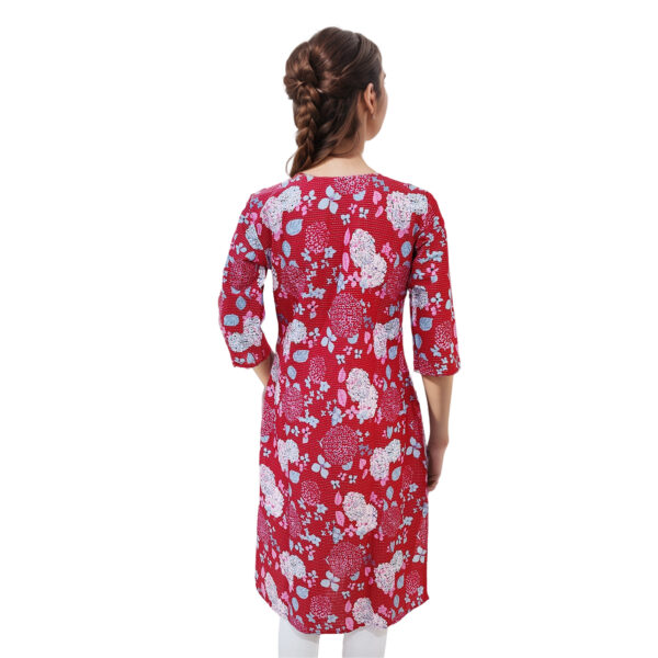 Women Cotton Kurta Kantha Design 101 - Image 2