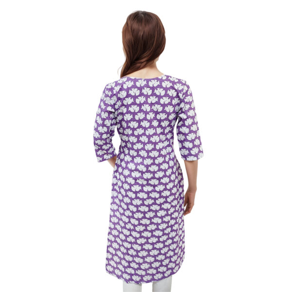 Women Cotton Kurta Kantha Design 102 - Image 2