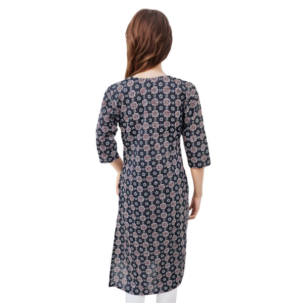 Women Cotton Kurta Kantha Design 107 - Image 2