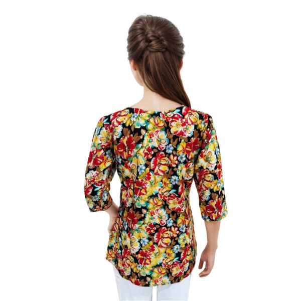 Women Rayon Top Gold Foil Design 2 - Image 2