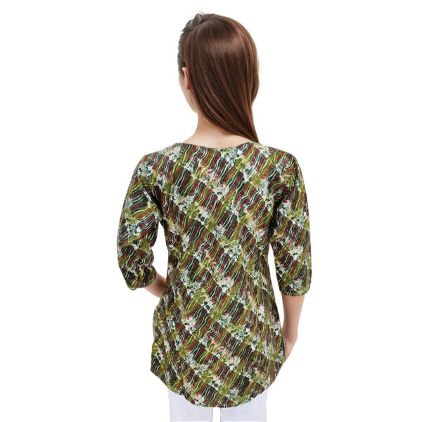 Women Rayon Top Gold Foil Design 9 - Image 2