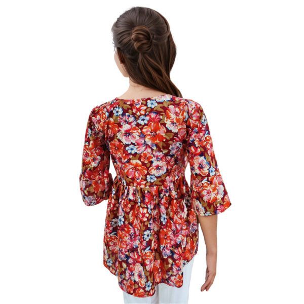 Women Rayon Top Gold Foil Design 39 - Image 2