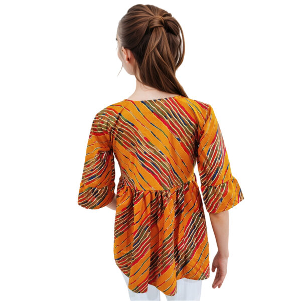 Women Rayon Top Gold Foil Design 43 - Image 2