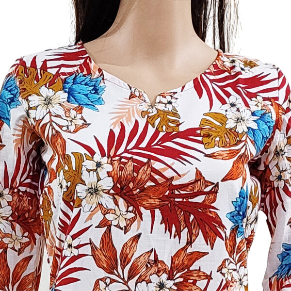 Women Cotton Kurta Design 45 - Image 3
