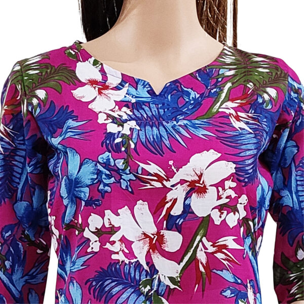 Women Cotton Kurta Design 47 - Image 3