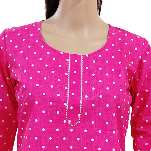 Women Cotton Kurta Design 91 - Image 3