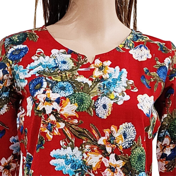 Women Cotton Kurta Design 53 - Image 3
