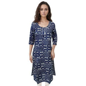 Women Cotton Kurta Kantha Design 99