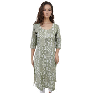 Women Cotton Kurta Kantha Design 103
