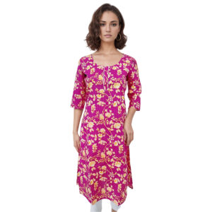 Women Cotton Kurta Kantha Design 104