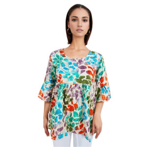 Women Rayon Top Gold Foil Design 35